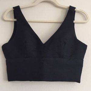 Black Zara Cropped Top